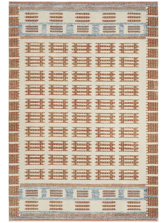 Nordic NRC16 Ivory/Rust 4' x 6' Rug