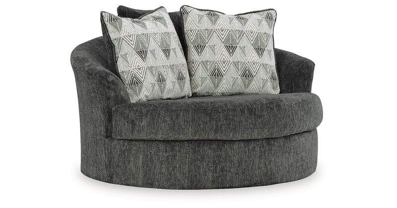 Biddeford Oversized Swivel Accent Chair