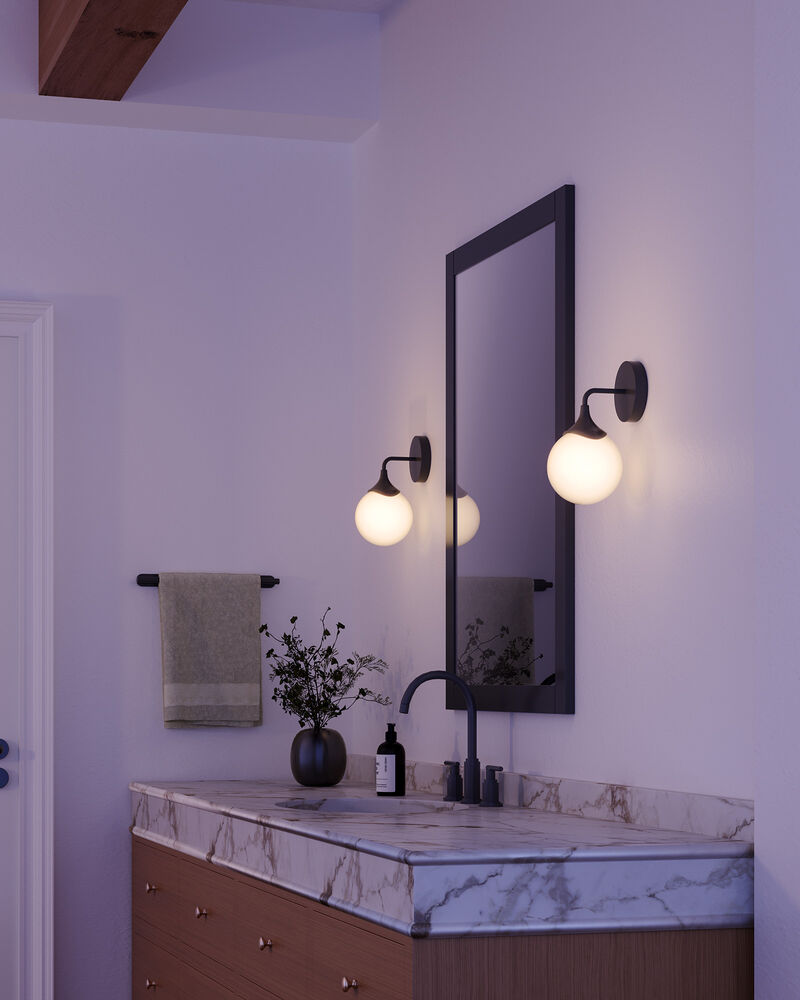 Nouveau 12-in 1 Light Damp-Rated Wall/Vanity Light image number 2