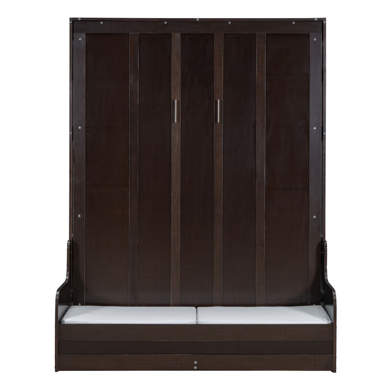 Merax Murphy Bed Wall Bed with Cushion