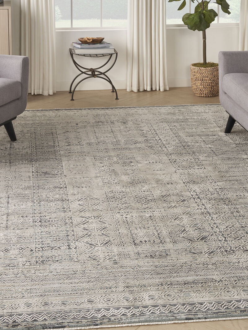 Lynx LNX06 Ivory/Blue 8'6" x 11'4" Rug