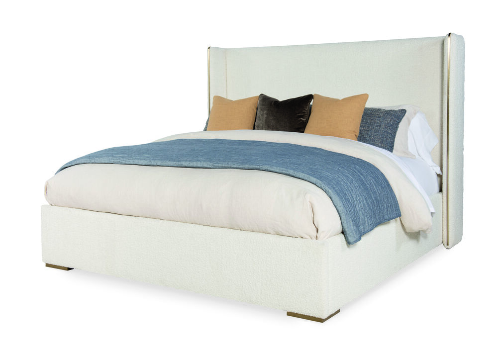 Upholstered Wing Bed