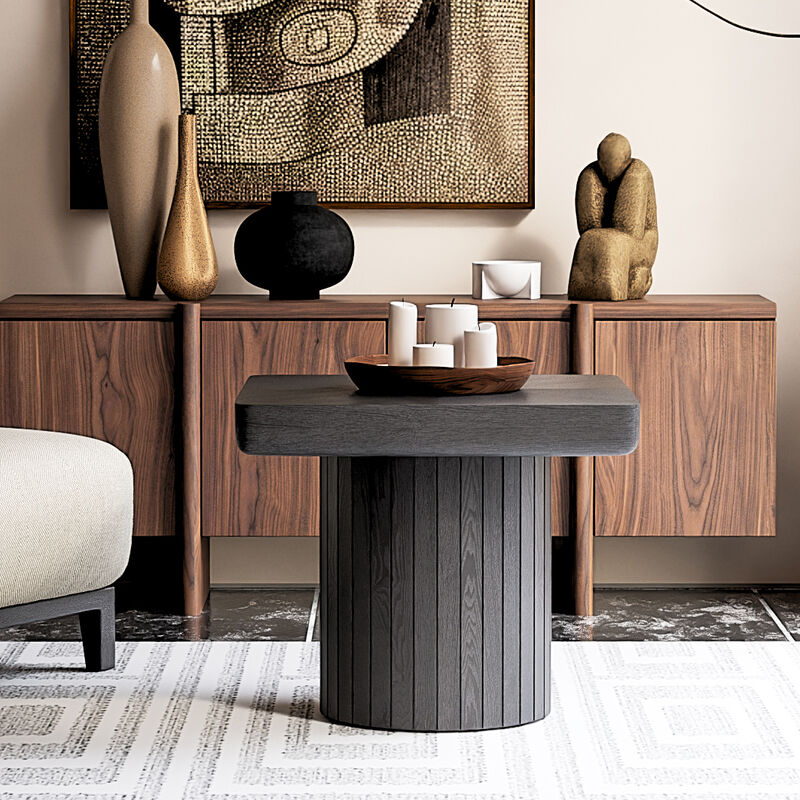Snemda Minimalist Square Side Table image number 4