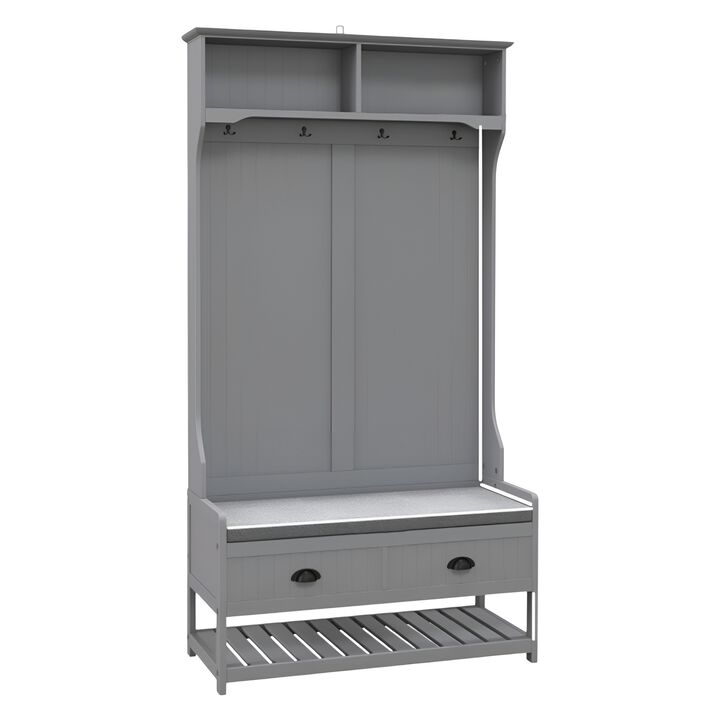 Modern Coat Rack Stand Ideal For Entryway And Hallway