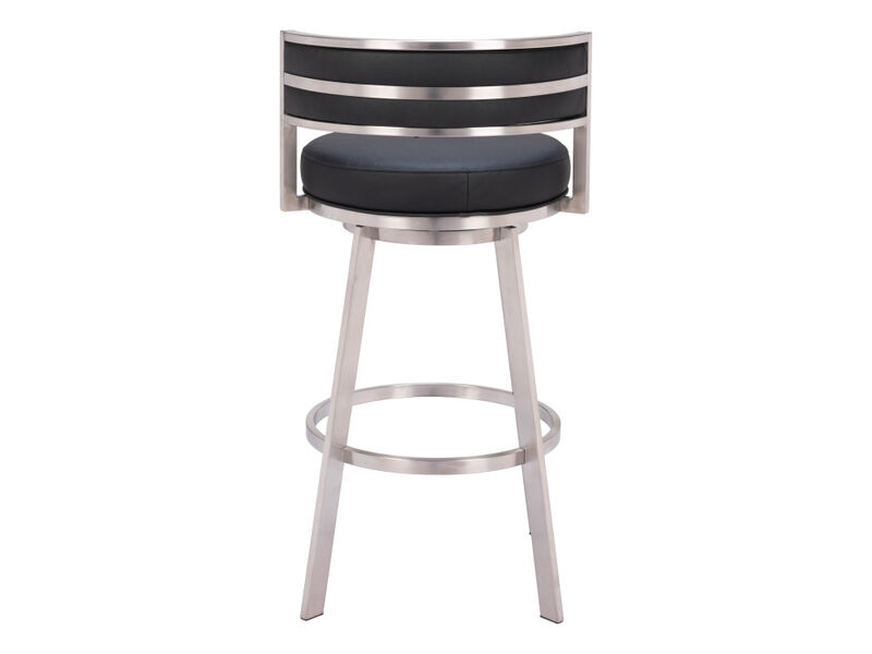 Gimsby Swivel Barstool Black
