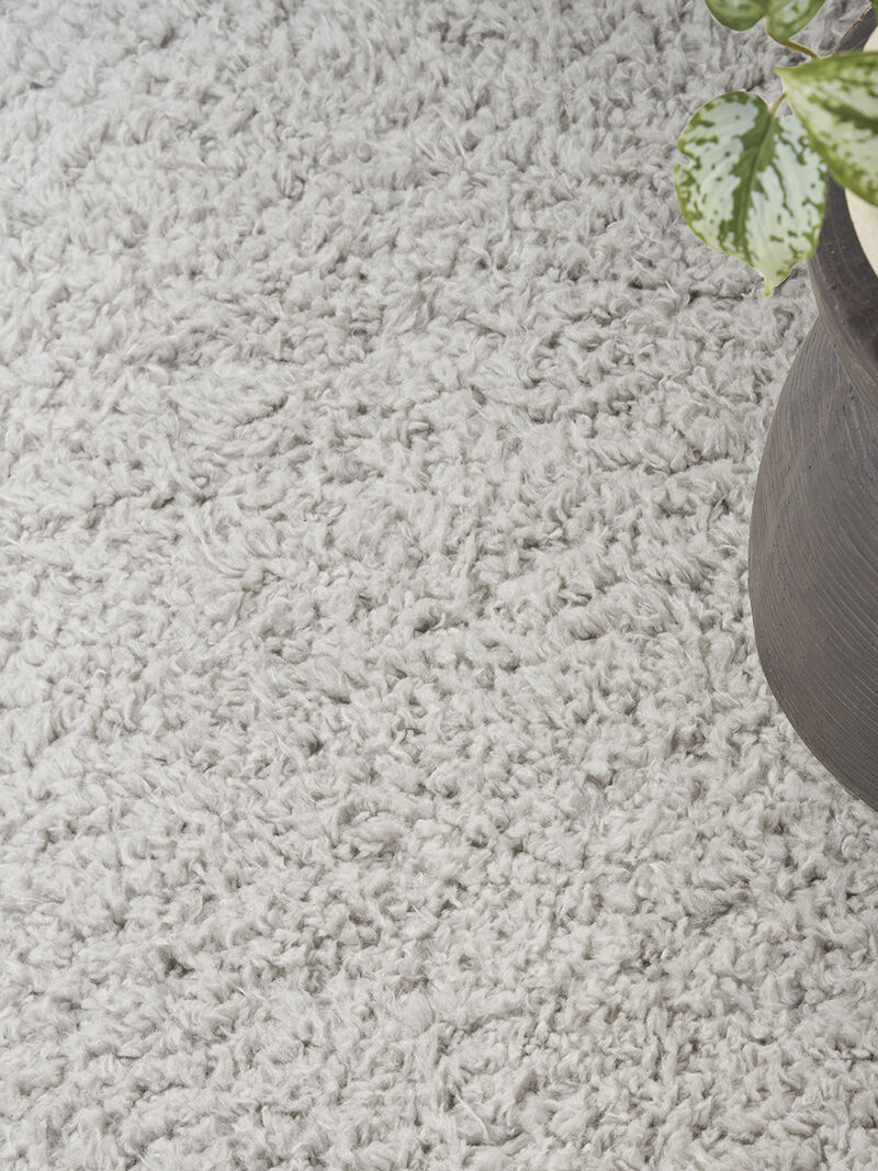 Modern Shag MMD02 Silver 5'3" x 7' Rug