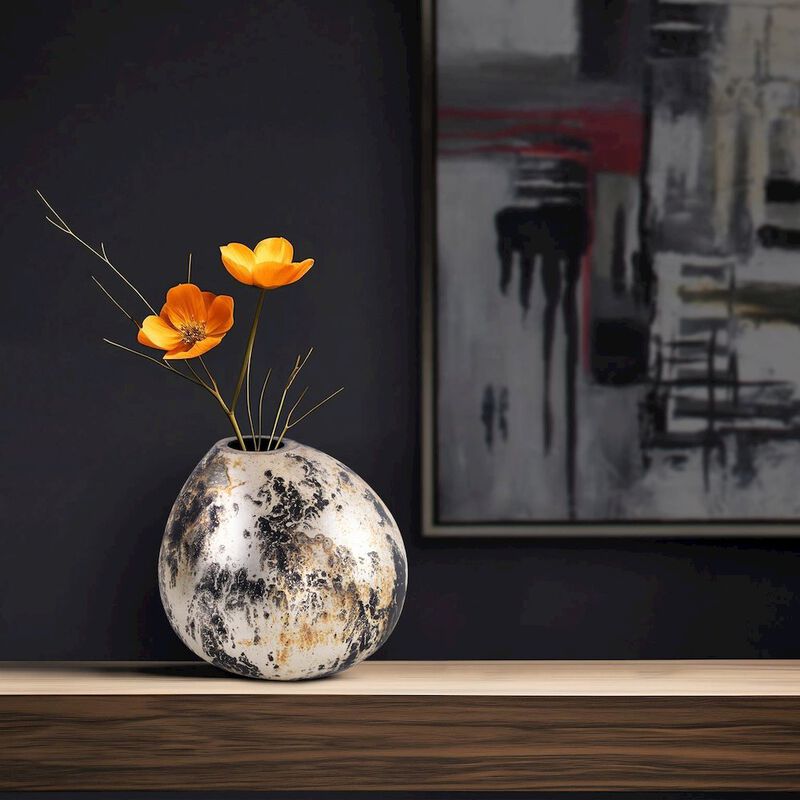 Howard Elliott Callisto Bulbous Glass Vase image number 8