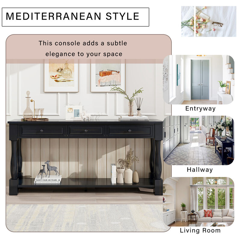 Rintde 63" Console Table image number 3