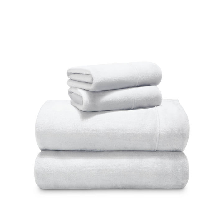 Velvety Soft Microplush Fleece Sheet Set