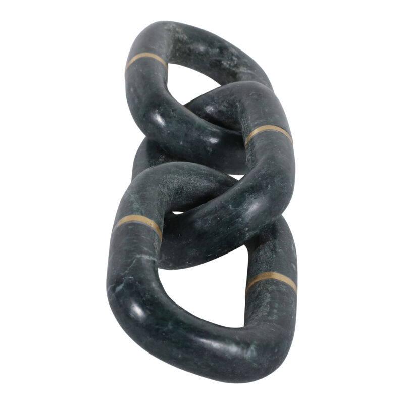 Marble Chain W/ Brass Inlay image number 2