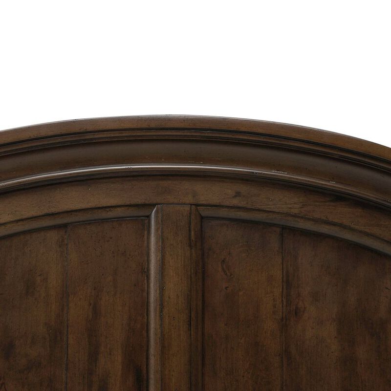 Liberty Furniture Arden Road Queen Arched Poster Bed Headboard - Satin Cherry image number 7