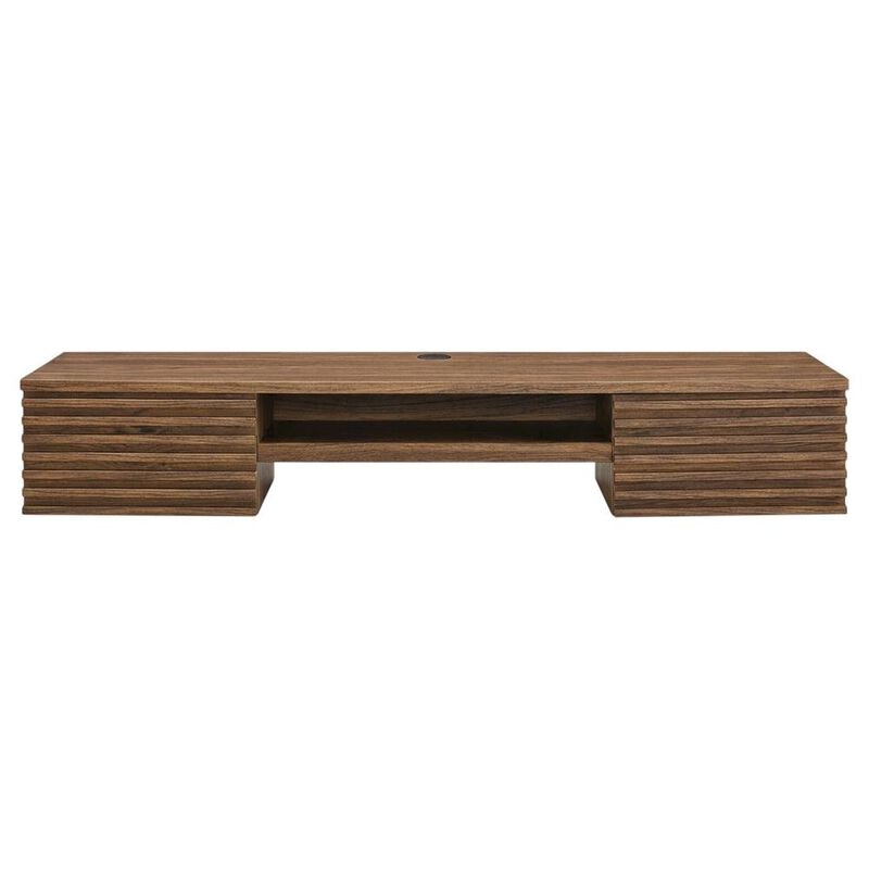 Wall Mount Wood Office Desk in Modern Design for Computer Workstations image number 1