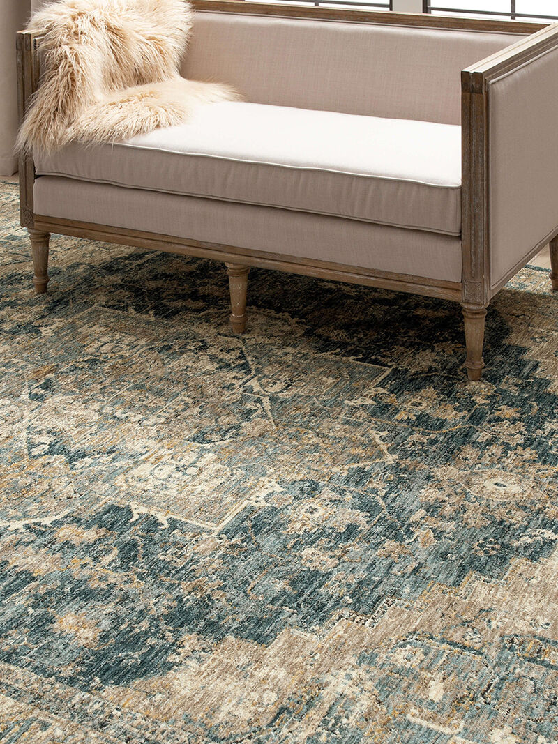 Marash Ezine Blue 9' X 12' 2" Rug