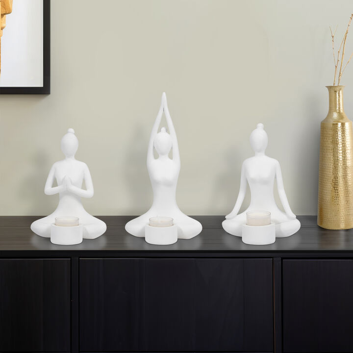 Resin Candle Holder (Set of 3)