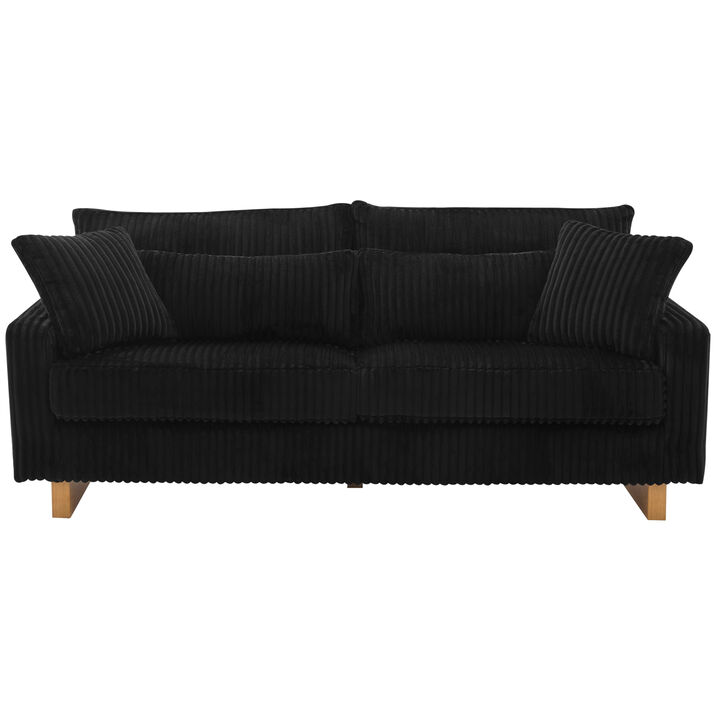 Merax Modern Corduroy Loveseat Sofa