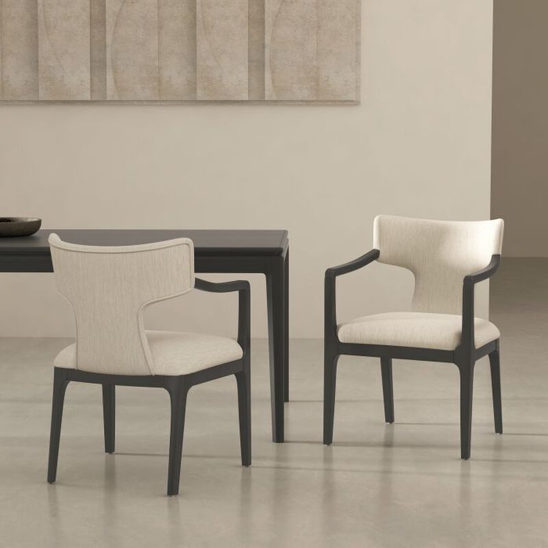 Eloria White Armchair image number 1