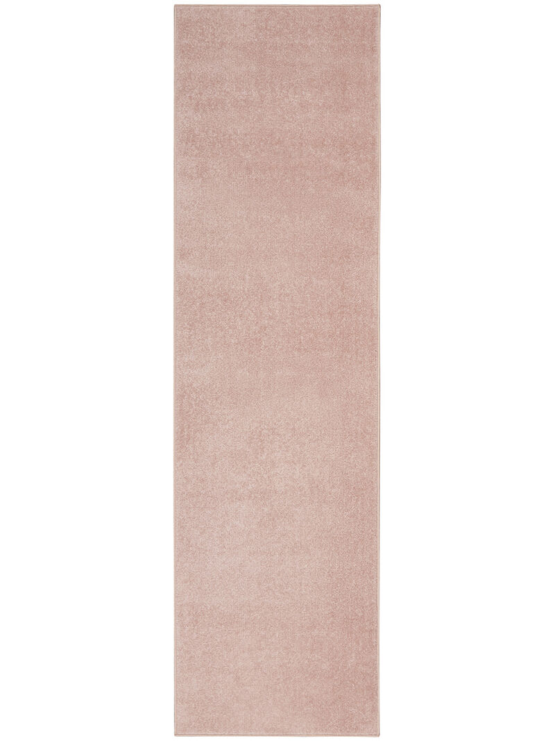 Nourison Essentials NRE01 Pink 2'2" x 14' Rug image number 0