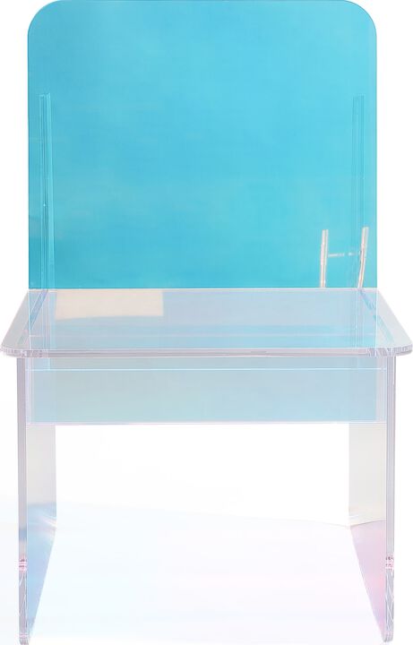 Fomo Iridescent Acrylic Accent Chair