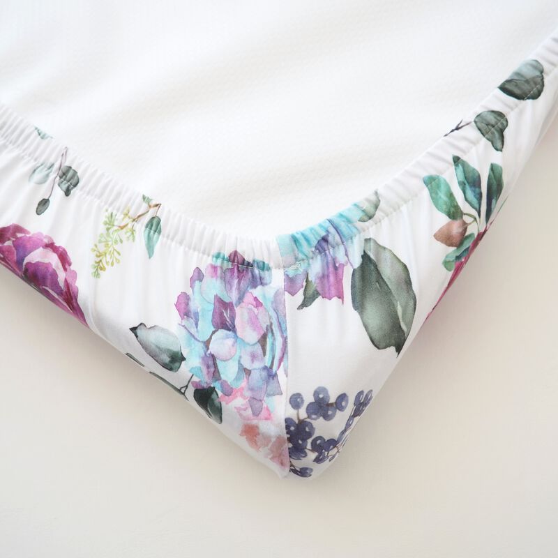 Baby Changing Pad Cover - Blue Floral