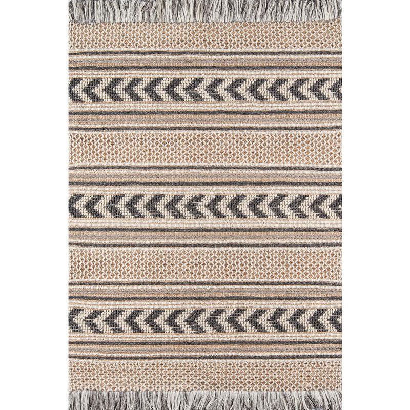 Momeni Transitional Rectangle Area Rug, Charcoal, 6' X 9'