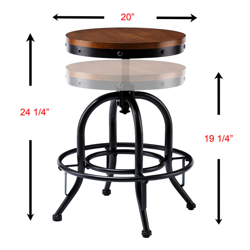 Soho Industrial Adjustable Stool