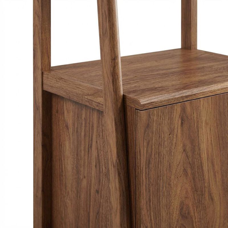 Wooden Bookshelf in finish with Open Shelving for Home Storage image number 6