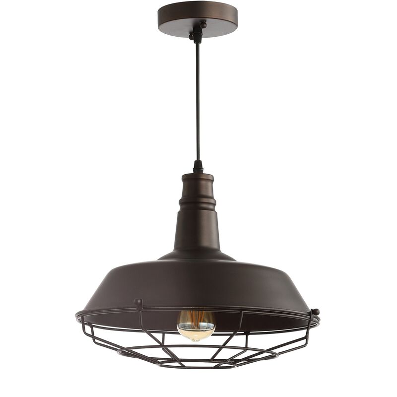 Farmhouse Adjustable Industrial Metal LED Pendant