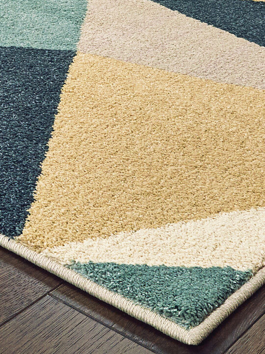Carson 9659B 7'10" x 10' Blue Rug