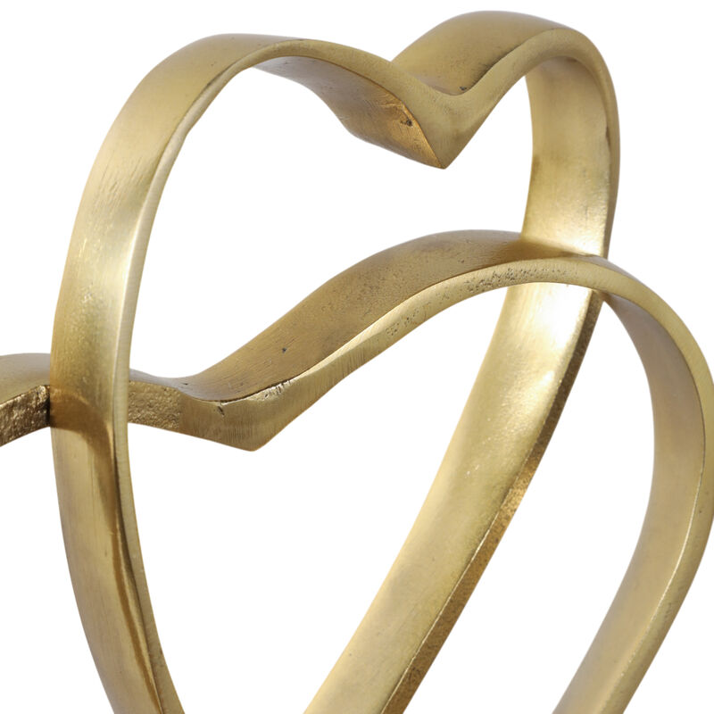 12x8" Double Heart Sculpture image number 4