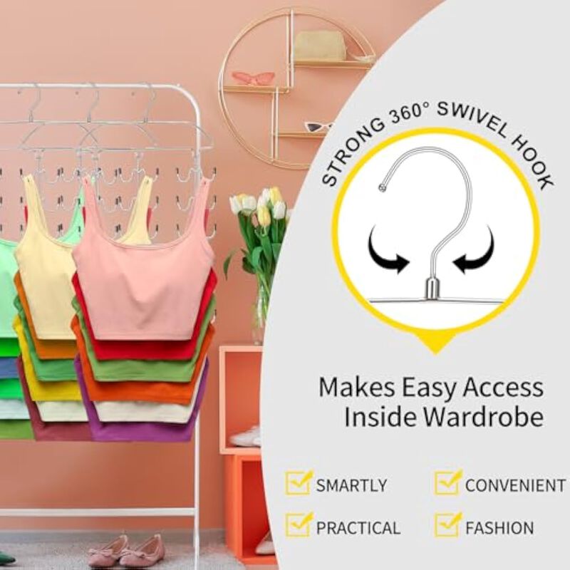 8-Pack Shelf Dividers for Closet  12-Inch Clear Plastic Closet Organizers image number 3