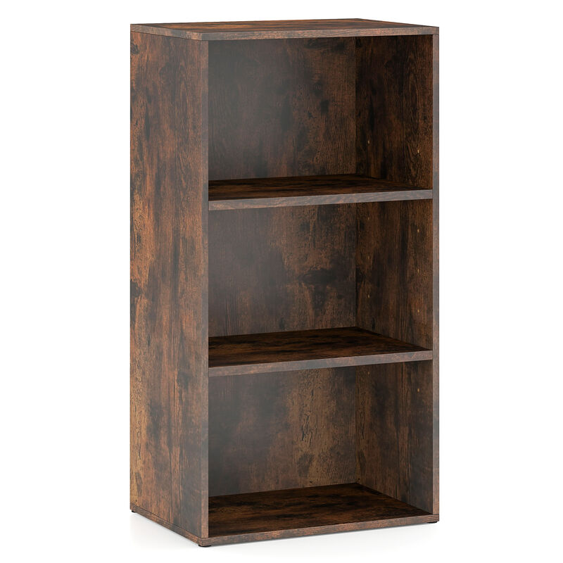 Cube Bookcase 3-Tier with Adjustable Shelves for Office or Home image number 4