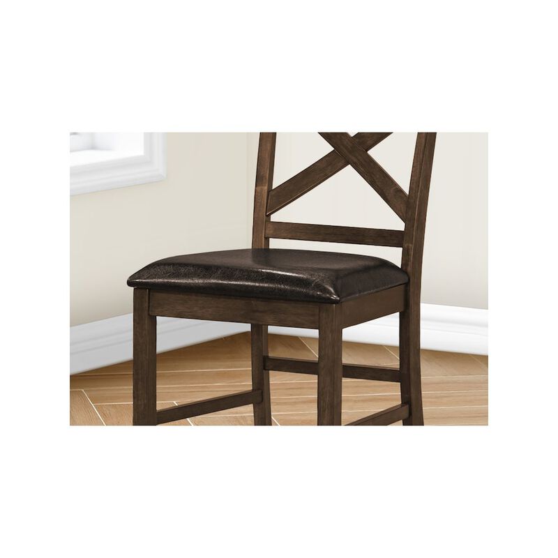 Dining Chair, 44" Height, Set Of 2, Side, Upholstered