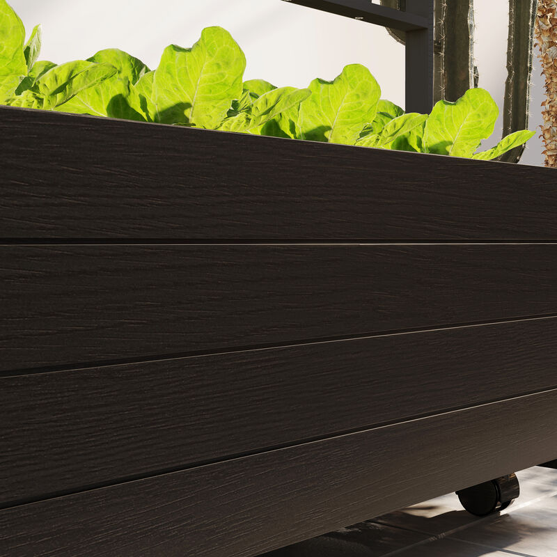 Hivvago Portable Raised Garden Planter with Trellis image number 7