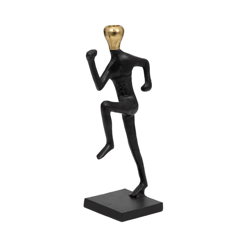 15" Running Man Candle Holder image number 2