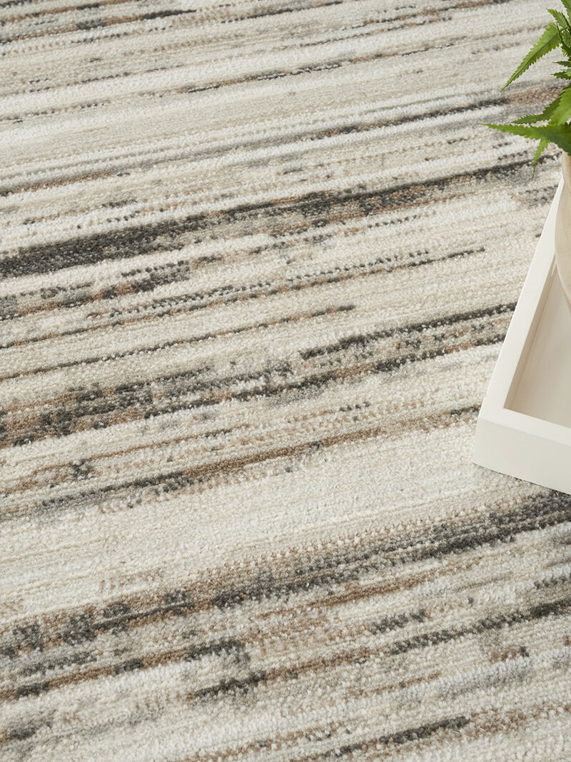 Serenity Home SRH03 Ivory/Beige 7'10" x 9'10" Rug