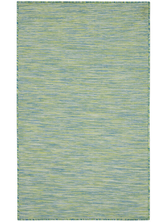 Positano POS01 Blue/Green 3' x 5' Rug