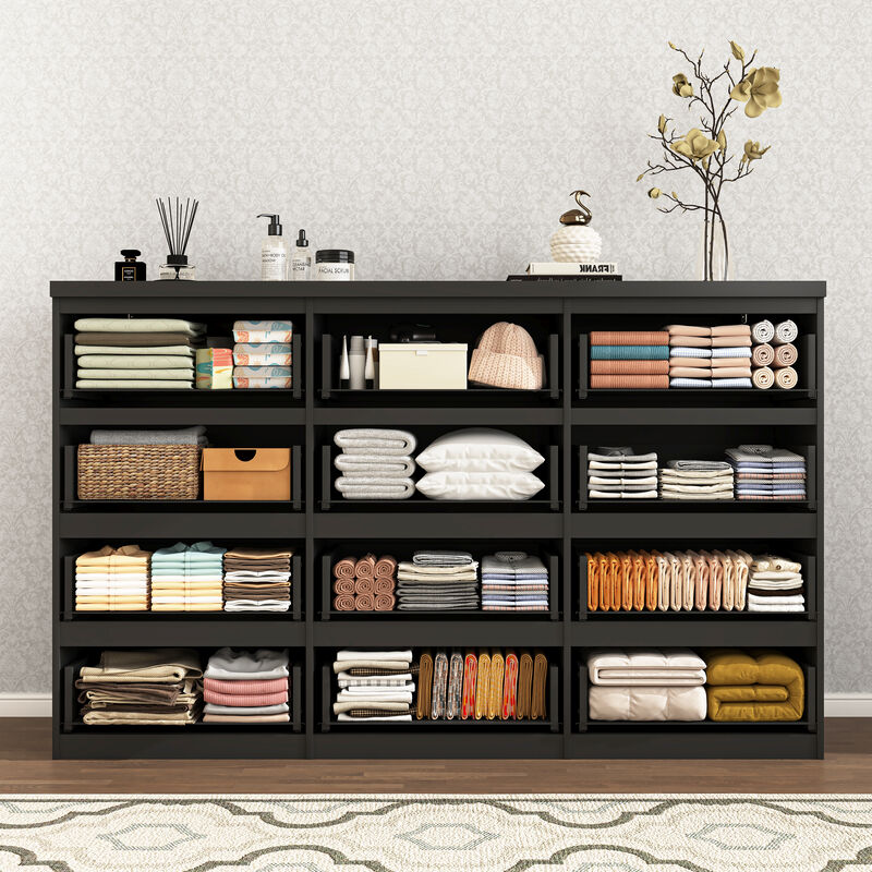 Flemwu 12 Drawers Double Dresser image number 2