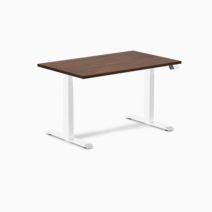 Desky Dual Rubberwood Sit Stand Desk