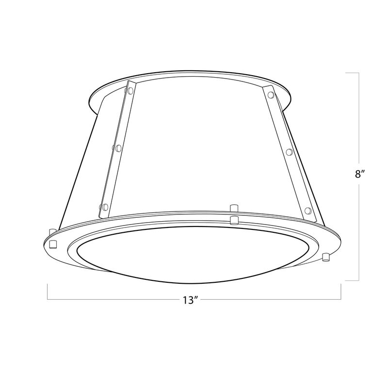 French Maid Flush Mount image number 1