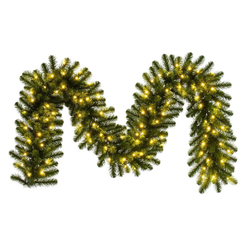 Vickerman 9' x 14" Deluxe Sequoia Garland WA 100WW image number 0