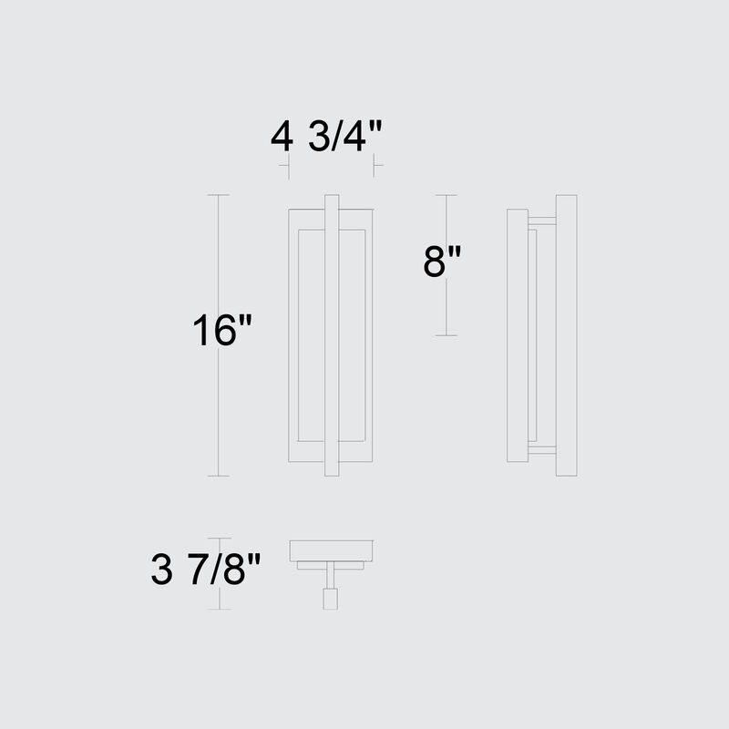 Dakota 16 inch LED Wall Sconce image number 5