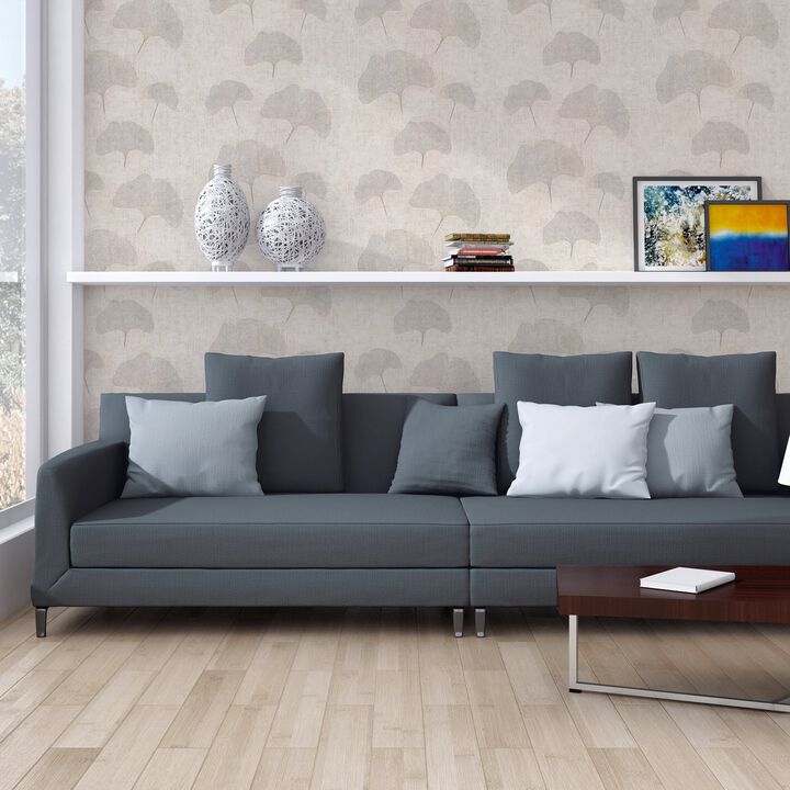 Havana 2 Tree Leaf Beige Wallpaper HV41061