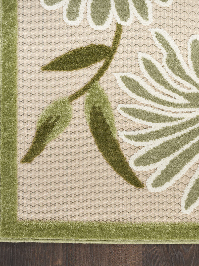 Aloha ALH33 Ivory/Green 10' x 14' Rug