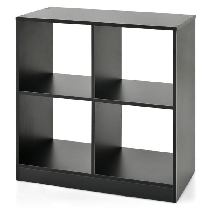 Hivvago 4-Cube Kids Bookcase with Open Shelves