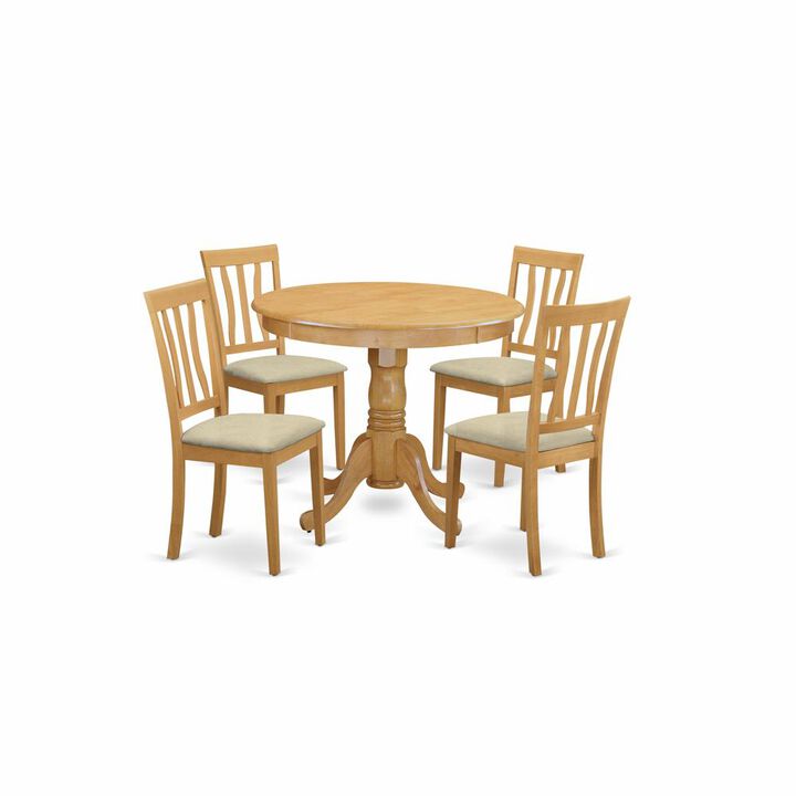 5 Pc Kitchen nook Dining set-small Kitchen Table and 4 Dining Chairs