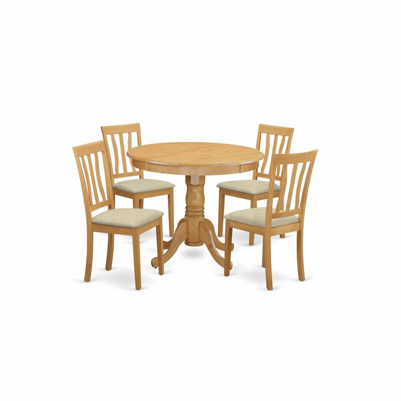 5 Pc Kitchen nook Dining set-small Kitchen Table and 4 Dining Chairs