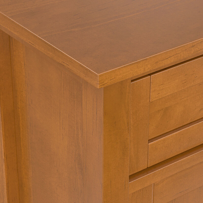 Warm Shaker SOLID WOOD 36 inch Wide Transitional Entryway Storage Cabinet in Light Golden Brown image number 7