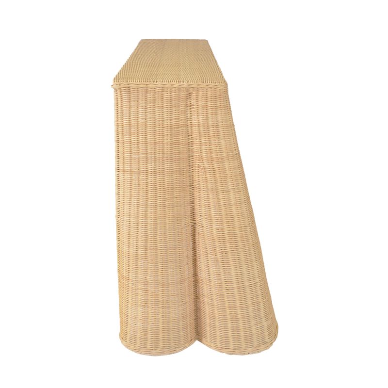 Tov Furniture Egan Natural Rattan Console Table image number 3