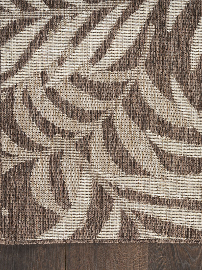 Garden Oasis GOA01 Mocha 6' x 9' Rug