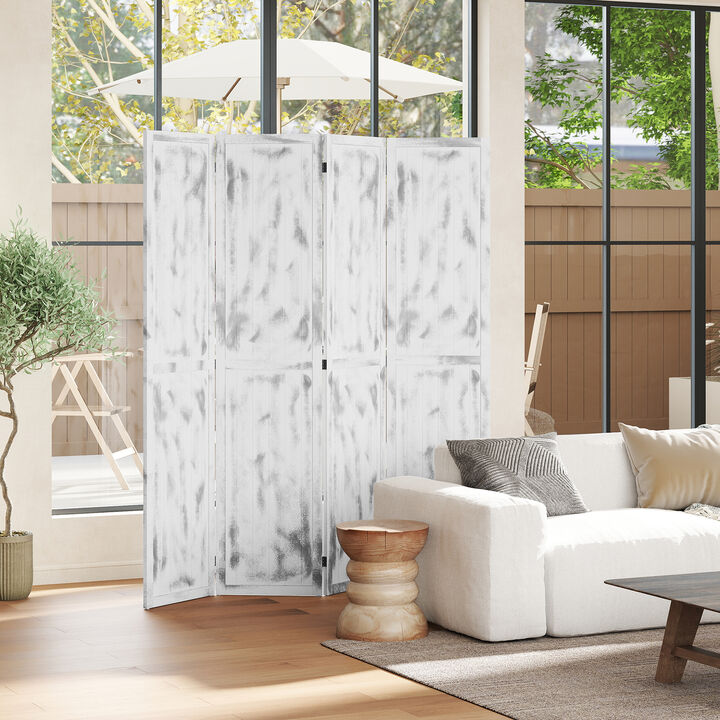 Hivvago Portable Room Divider with Foldable Design, 5.5' Tall